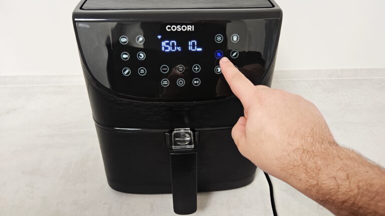 cosori 5.5l heißluftfritteuse bedienung