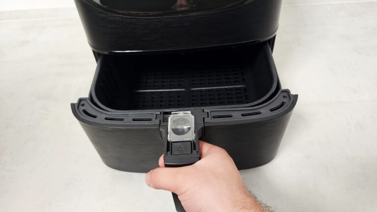 cosori 5.5l heißluftfritteuse plastikgriff