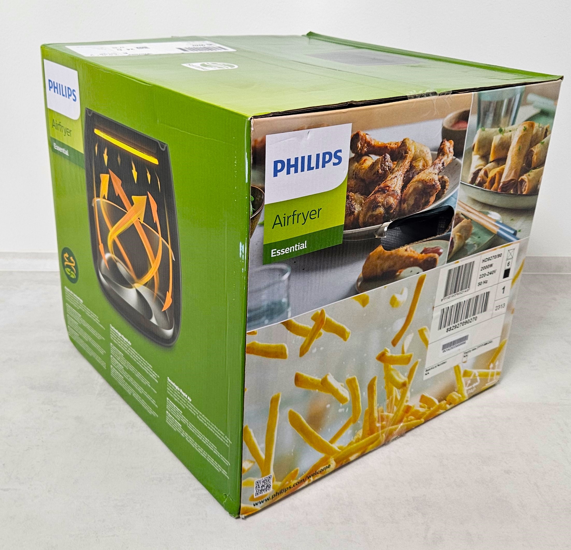 philips essential airfryer xl unboxing
