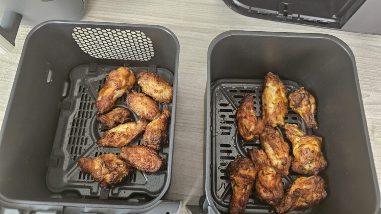 ninja double stack chicken wings