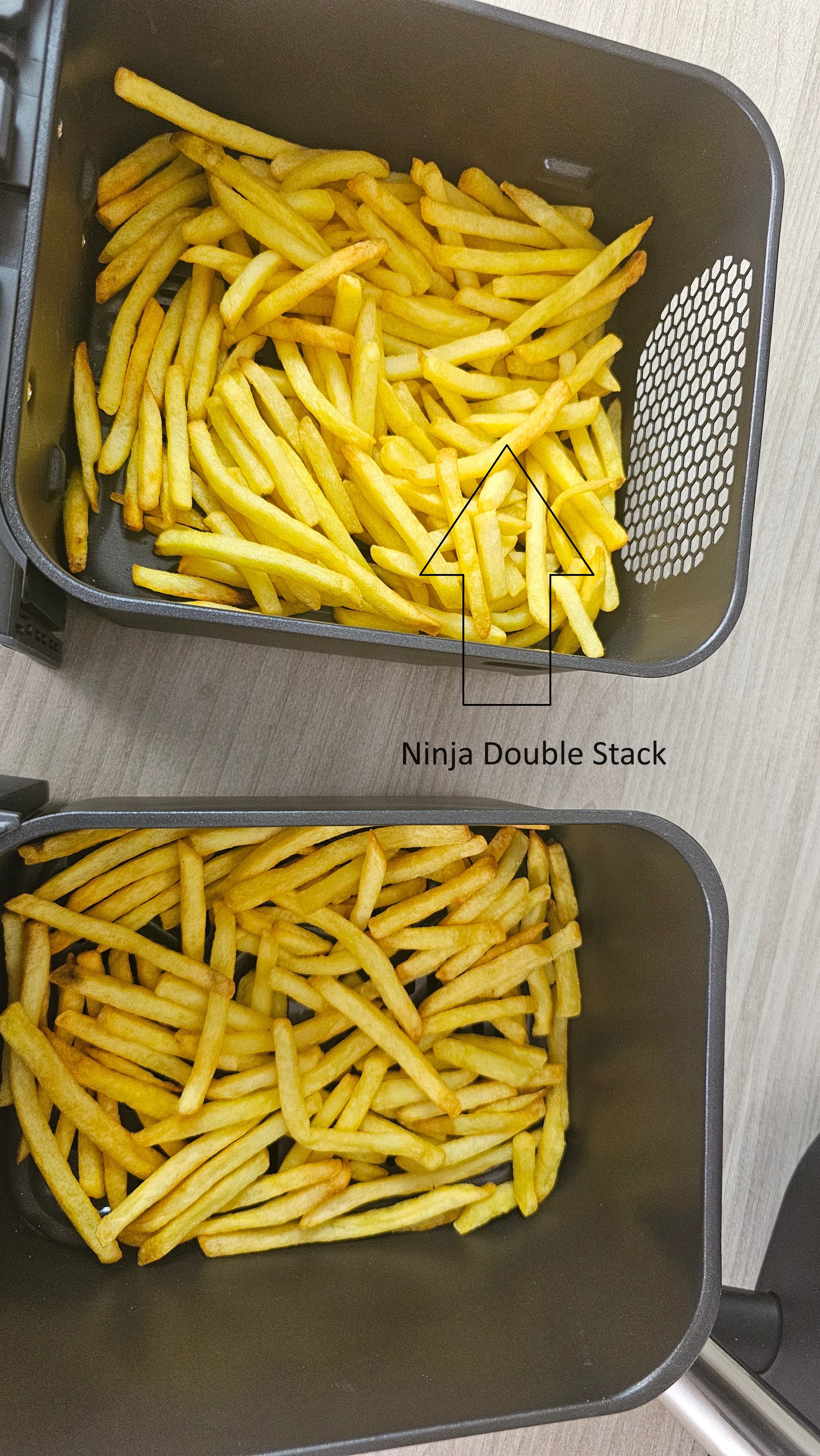 ninja double stack pommes